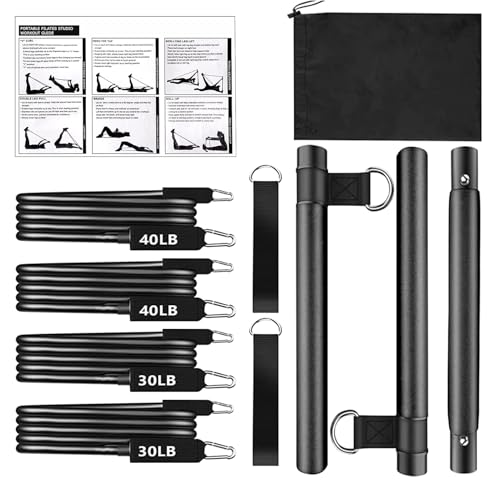 Kit de barre de Pilates pour éliminer le mal de dos et muscler les fessiers à la maison