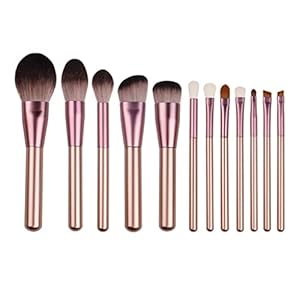 Makeup Brush Set-12pcs Cosmestic Brushes-foundation&powder&blush-fiber Hair Beauty Pens-make Up Tool