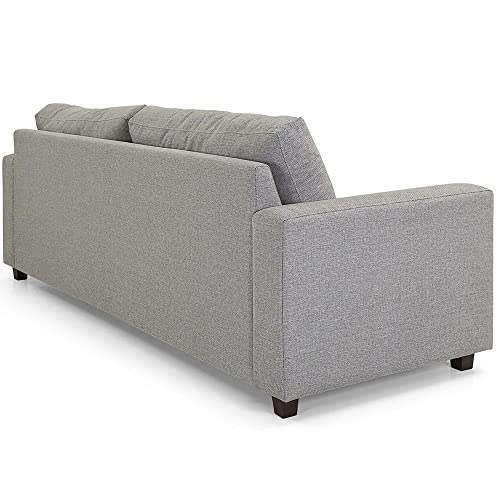 Sofá 3,5 Lugares Herval Clean, Linho Cinza