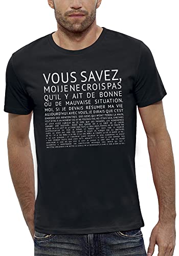 T-shirt C'est une bonne situation ça scribe en coton doux et durable