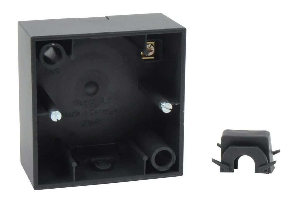 Boîtier saillie anthracite pour ajouter une prise murale sans percer de cloison