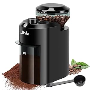Wancle Electric Burr Coffee Grinder – Adjustable with 28 Precise Grind Settings for 12 Cups – Professional Coffee Bean Grinder