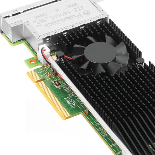 Image of Vogzone for X710-T4 10GbE PCIe 3.0 x8 NIC, Quad RJ45 10GBASE-T Adapter
