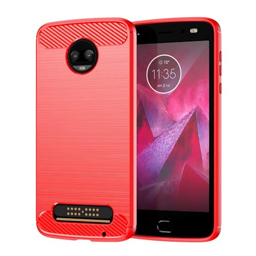 Funda Compatible con Motorola Moto Z 2018,Situación básica,Botón Flexible/protección Integral de 360 ° para Evitar la rotación de los Dedos