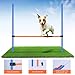 PAWISE Dog Agility Training Equipment, Pet Training Hurdles & Weave Poles Set with Adjustable Jump Bar, Outdoor Dogg Obstacle Course for Backyard Exercise, Portable Dog Agility Kit with Carry Bag