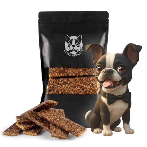 BONE APPETIT Wildschwein Streifen für Hunde – 300g | Trainingssnack, Hundeleckerli, Hundesnack, Fettarm & Getreidefrei, 100% Natürliches Wild