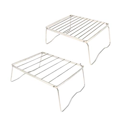 YIJU Suporte para Fogão com Queimador Dobrável para Camping Suporte para Churrasqueiras E Churrasque