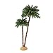 Puleo International 3.5 6 Foot Pre-Lit Artificial Palm Tree with 175 UL Lights