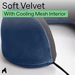 GORILLA GRIP Travel Neck Pillow for Airplanes, Travel Essentials, Navy - Image 4