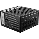 MSI MPG A1000G Alimentatore, Spina EU, 1000W, Certificato 80 Plus Gold, PSU ATX Completamente Modulare, condensatori Giapponesi 105°C, Cavi Neri Piatti