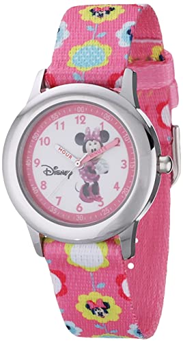 Disney Kids' W000036 Minnie Mouse Time Teacher Stainless Steel Watch