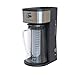 West Bend IT500 Iced Tea Maker or Iced Coffee Maker Includes an Infusion Tube to Customize the Flavor, Features Auto Shut-Off, 2.75-Quart, Black