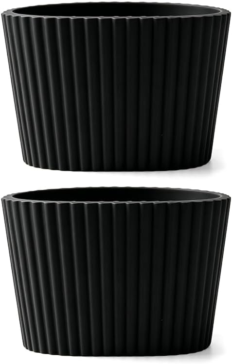 2-piece Silicone Cup Cover, Insulated and Heat-Resistant, Reusable, Suitable for Protecting Coffee Cups and Glass Bottles