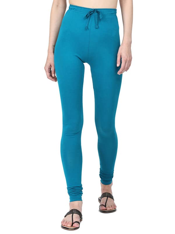 Image of Robinbosky Cotton Churidhar Leggings for Women - Stylish, Stretchable & Flattering Fit for All-Day Comfort