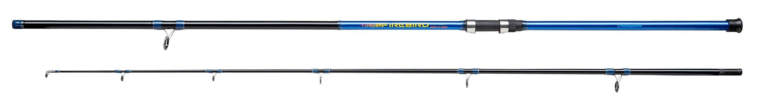 Shakespeare Firebird Rod - Lightweight and Durable Construction, Modern EVA Handle, Sensitive Tip, Comfortable Grip, Versatile Freshwater & Saltwater Fishing Rod - 10ft, 4-8oz
