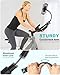 Dosvsi Spin Bike Tablet Holder - Metal Gooseneck Treadmill Tablet Mount, Anti-Shake Elliptical Handlebar Clamp for iPad Pro 13 12.9 Mini Air, Tab, Z Fold, 4-13