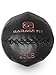 Garage Fit Soft Medicine Ball/Wall Ball/Wallball Plyometrics, Core Training, Cardio Workouts - Ideal for Wall Balls Squats, Lunges, Partner Toss, Slam (Black, 20 lb - 9.1 kg)