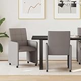 Accoudoirs étroits et utilisation polyvalente : les accoudoirs fins et élégants offrent un confort supplémentaire sans prendre beaucoup de place, parfait pour les repas plus longs. Ces chaises de salle à manger modernes s'intègrent parfaitement dans différents styles d'intérieur et sont idéales comme sièges élégants pour la table à manger, la cuisine ou comme chaises supplémentaires dans le salon.