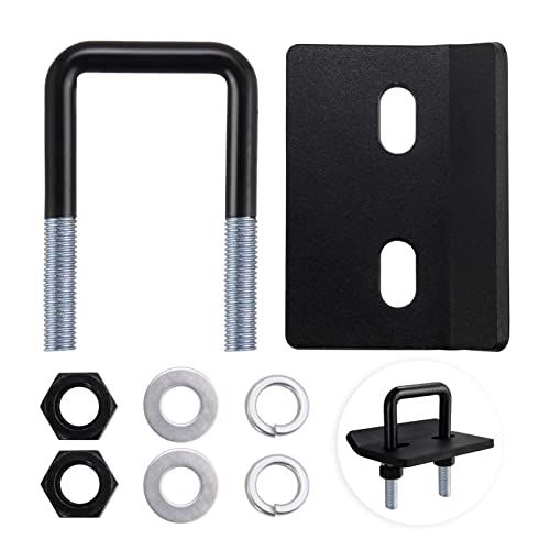 AyA Gear Hitch Tightener, Anti-Rattle Clamp for 1.25 and 2 inch Hitches, Heavy Duty Hitch Stabilizer, with Rubber Isolator and Anti-Rust Double Coating Protective, Black - Thumbnail 5