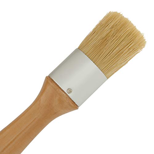 U.S. Art Supply BS-W02 2-Piece Multi Use Oval And Round Chalk, Wax And Stencil Brushes thumb #2