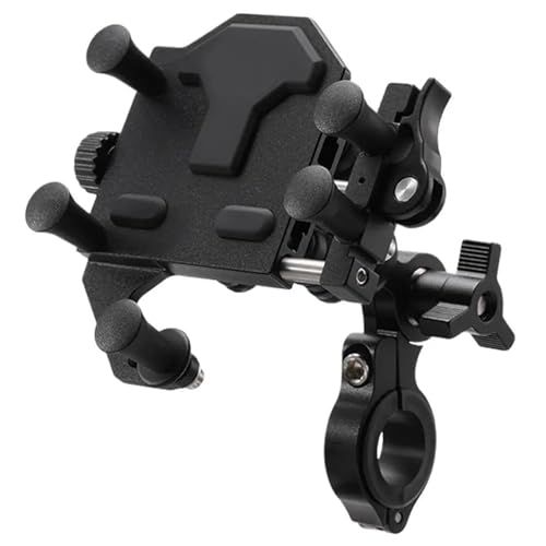 Support GPS Moto Haute Résistance avec Système d'Amortisseur Premium 2025