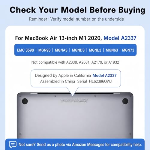 Image of A2337 Screen Replacement A2337 LCD for 13 inches MacBook M1 air 2020 Year 2560x1600 Replacement LCD Full Assembly for EMC 3598 MGN63 Space Grey