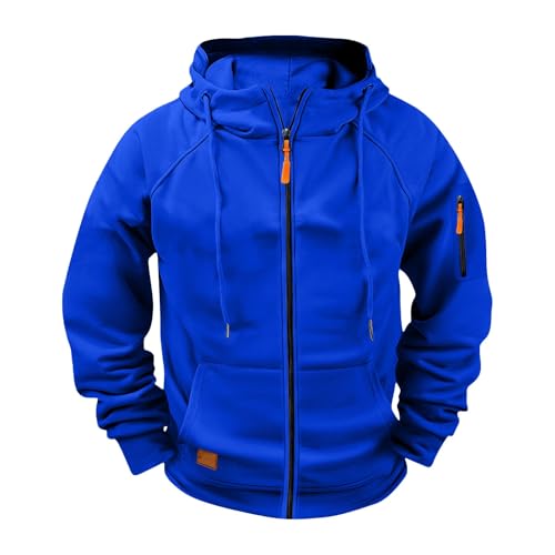 Hoodie fermeture éclair mi-saison idéal pour le running matinal en forêt