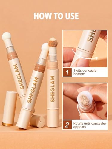 image for SHEGLAM Complexion Boost Concealer Sponge-Head Applicator Matte Liquid