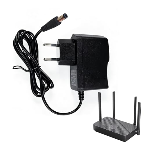 Adaptador de Corriente Universal AC a DC 12V 1A con Conector de 5.5mm x 2.1mm – Conversión Eficiente de AC 100 240V a DC 6W para Cámaras CCTV, Tiras LED, Ruteadores y Dispositivos de Red, Incluye Cabl