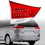 munirater 1-Pack Rear Left Tail Light Brake Lamp Assembly Replacement for 2011 Toyota Sienna Base/Le/Xle/Limited Driver Side Inner 8159008010 TO2802110