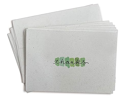 Image of Sugartown Greetings Color Palette Green Thank You Cards - 24 Note Cards with Envelopes - Blank Colorful Thanks Cards