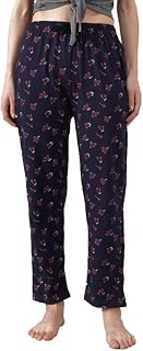 ANIXA Women's Printed Pyjama Pants, Elastic Waist, Cotton Lounge Wear Price In India