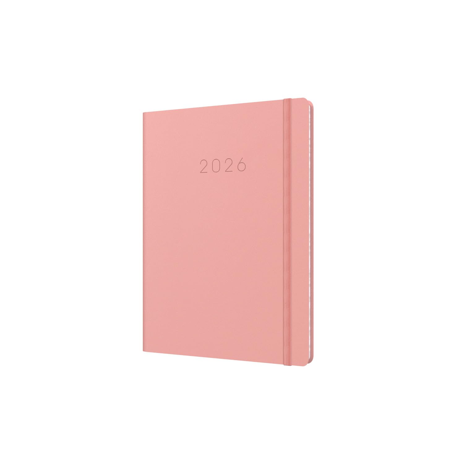 Collins - Legacy - 2026 12 Month Calendar Year Planner, Week-To-View Diary, A5 Hard Cover - Pink (CL53.50-26)