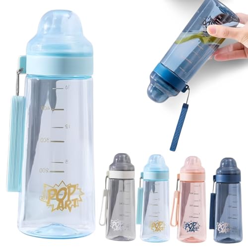 水筒 ウォーターボトル 直飲み おしゃぶり 哺乳瓶 大人用 子供用 キッズ 500ml こども 男の子 女の子 子供大人兼用 ボトル 透明 プラスチック 落としても割れない 軽量 持ち運び便利 耐熱 耐久性 牛乳瓶 ドリンクボトル/哺乳瓶/ppプラスチック