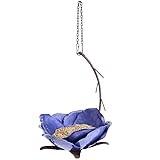 The Lakeside Collection Desert Steel Mystic Merlin Bird Feeder