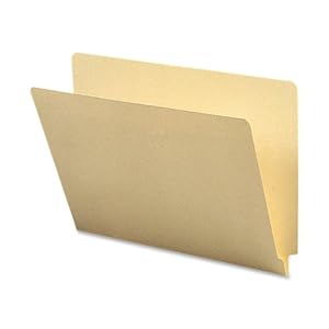 Smead End Tab File Folder, Straight-Cut Tab, Letter Size, Manila, 100 per Box (24100)