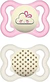 MAM 80710722 Supreme Night - Silicona (0-6 Girl), color rosa-Instrucciones en lengua extranjera