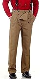 Steampunk Victorian Cut Brown Architect Pants - Size Large