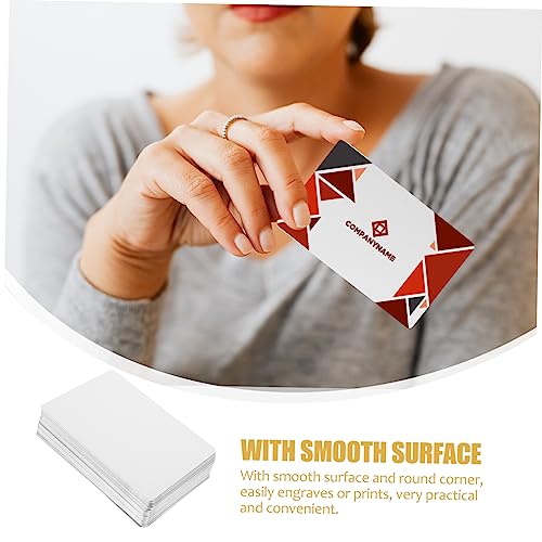 Cartes de visite vierges pour sublimation metal DOITOOL compactes rigides - 7