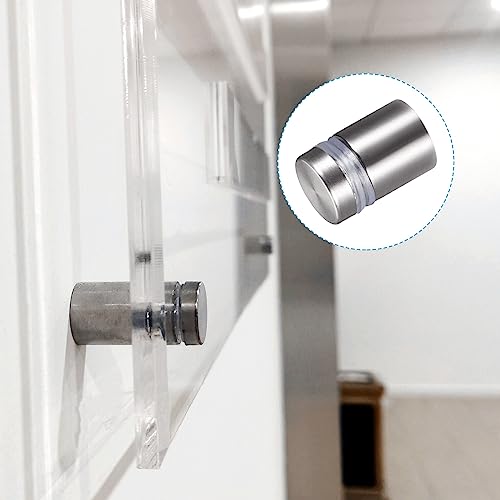 METALLIXITY Sign Standoff Screws (16x24mm) 4pcs, Stainless Steel Advertising Screws Glass Acrylic Nail - Image 3