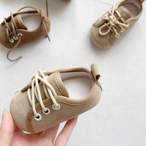 Unisex Baby Shoes Infant Non-Slip Soft Sole Mesh Suede Newborn First Walking Shoes Boys Girls Winter Warm Sneakers4