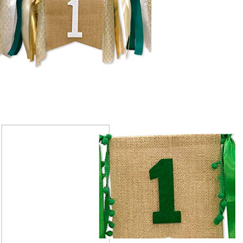 SOIMISS Cadeira de Bebê Primeira Festa de Aniversário Do Tema da Selva Bandeira Menino Menina Alta C