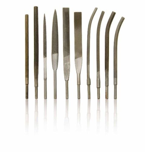 Dynabrade 90941: 90 Mm L Curved Crochet Swiss 0" Coarse Reciprocating File, 3 mm x 15 mm Long Tang