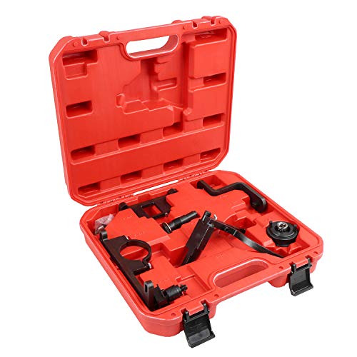 ABN Master Timing Tool Kit - 7 Piece Set, Cam Belts Water Pump Tools, Complete 4.0L V6 Assortment, Toolbox for Mechanics