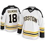 UNLC Happy Gilmore #18 Kids Hockey Jersey – White 90s...