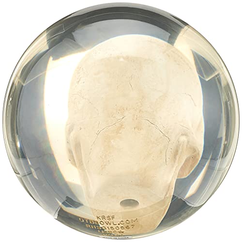 Bowlerstore Clear Skull Bowling Ball, Clear, 14 #TOP1