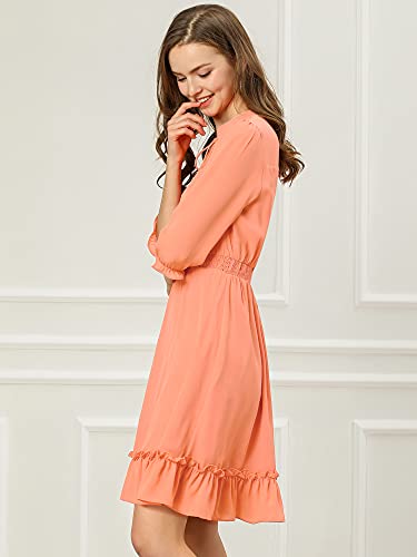 El mejor review de Vestido color salmón de esta semana. 2 Imagen adicional