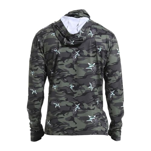 T-shirt de pêche manches longues homme respirant séchage rapide sport outdoor