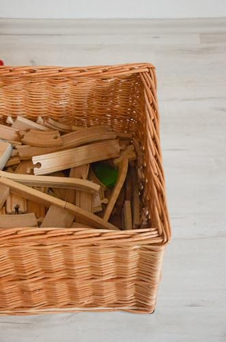 Panier de cheminée en osier naturel e-wicker24 grand format solide - 6