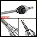 A-Premium CV Axle Shaft Assembly Compatible with Jeep Grand Cherokee & Dodge Durango 2011-2020, 3.0L 3.6L 5.7L 6.4L, AWD, with 2 Speed Transfer Case, Front Right Passenger Side